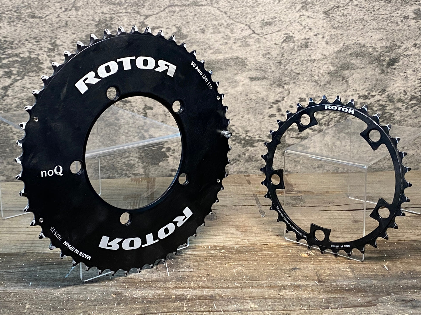 IO405 ローター ROTOR noQ エアロ チェーンリング セット 50/34T PCD110