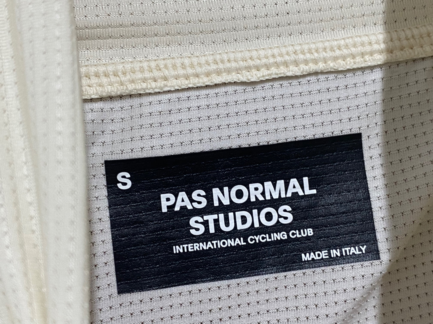 IV059 パスノーマルスタジオ PAS NORMAL STUDIOS Mechanism Jersey 半袖サイクルジャージ オフホワイト S