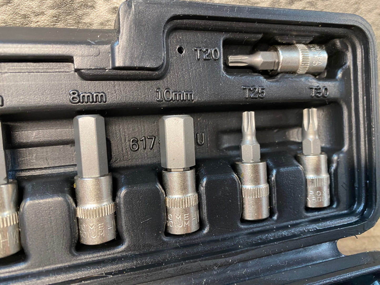 IU254 XTOOLS トルクレンチセット 2-24N･m 1/4” T20/T25/T30/3/4/5/5L/6/8/10mm