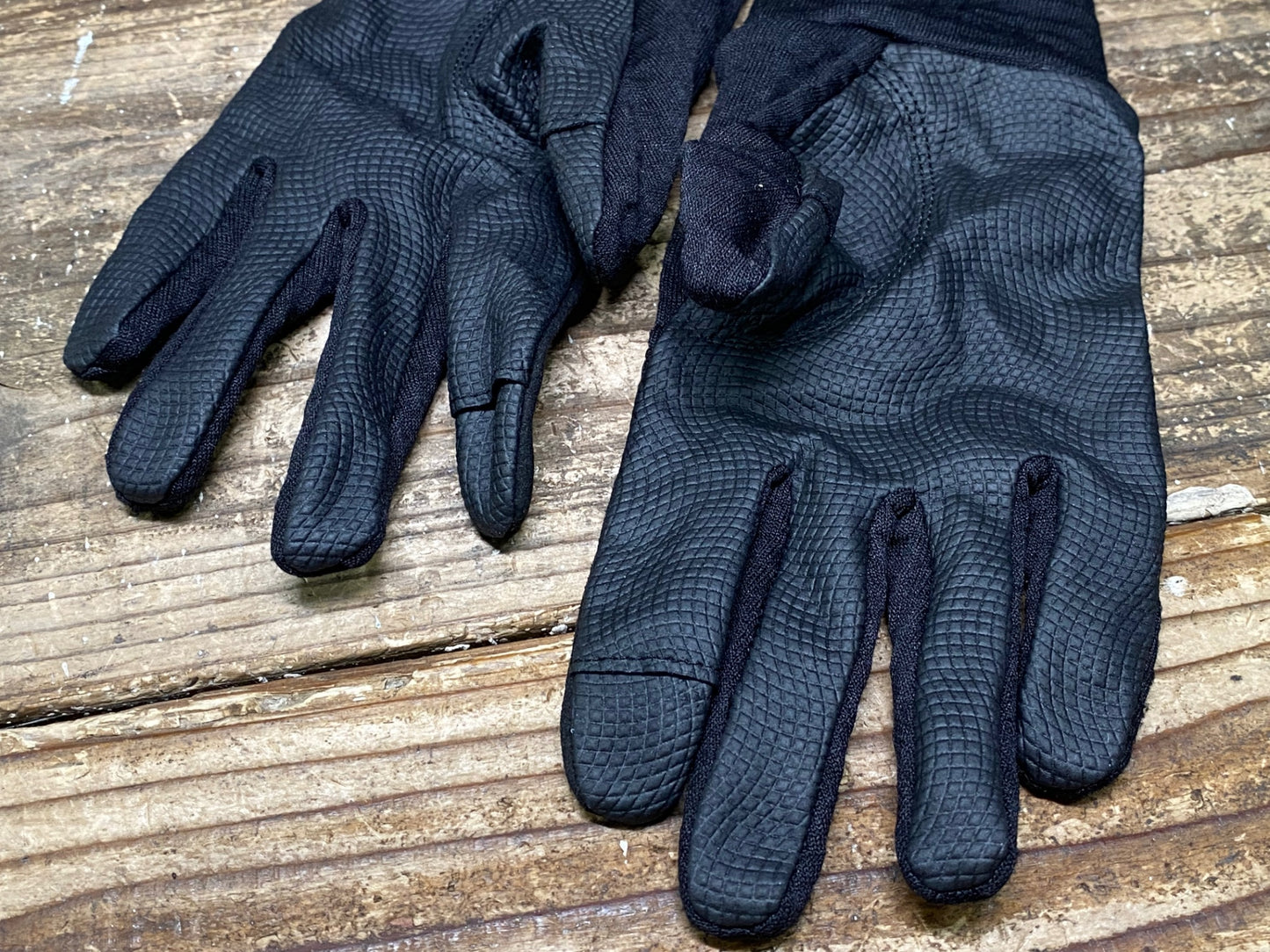 IW435 カペルミュール KAPELMUUR 長指 グローブ 黒 XS 裏起毛