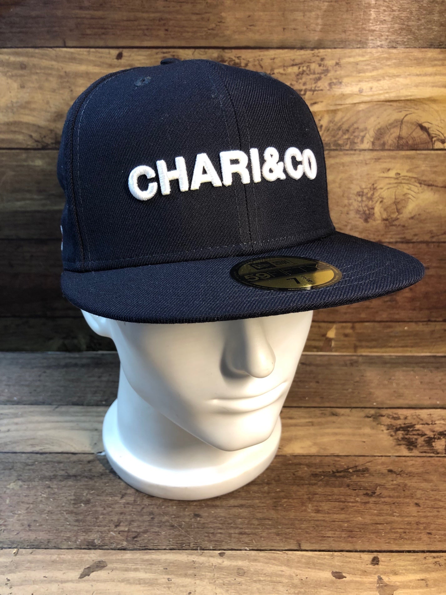 ID803 CHARI＆CO NEWERA キャップ 濃紺 58.7 cm 7 ³/₈