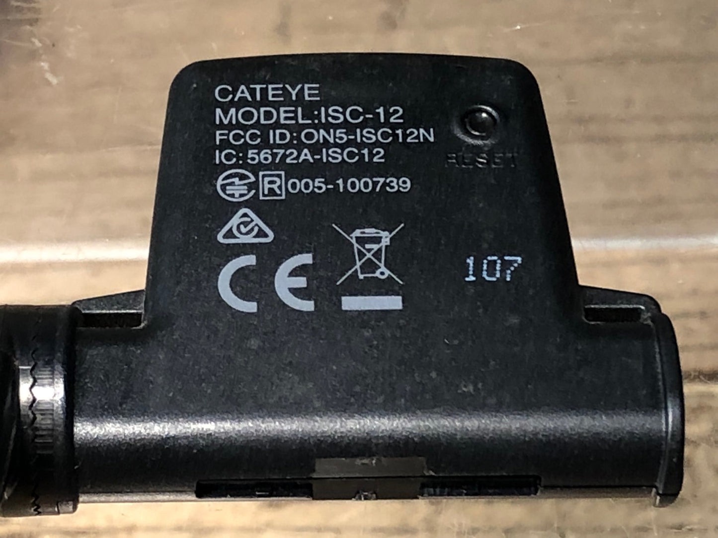 IC807 キャットアイ CATEYE PADRONE DIGITAL CC-PA400B サイクルコンピューター センサー付属 動作確認済
