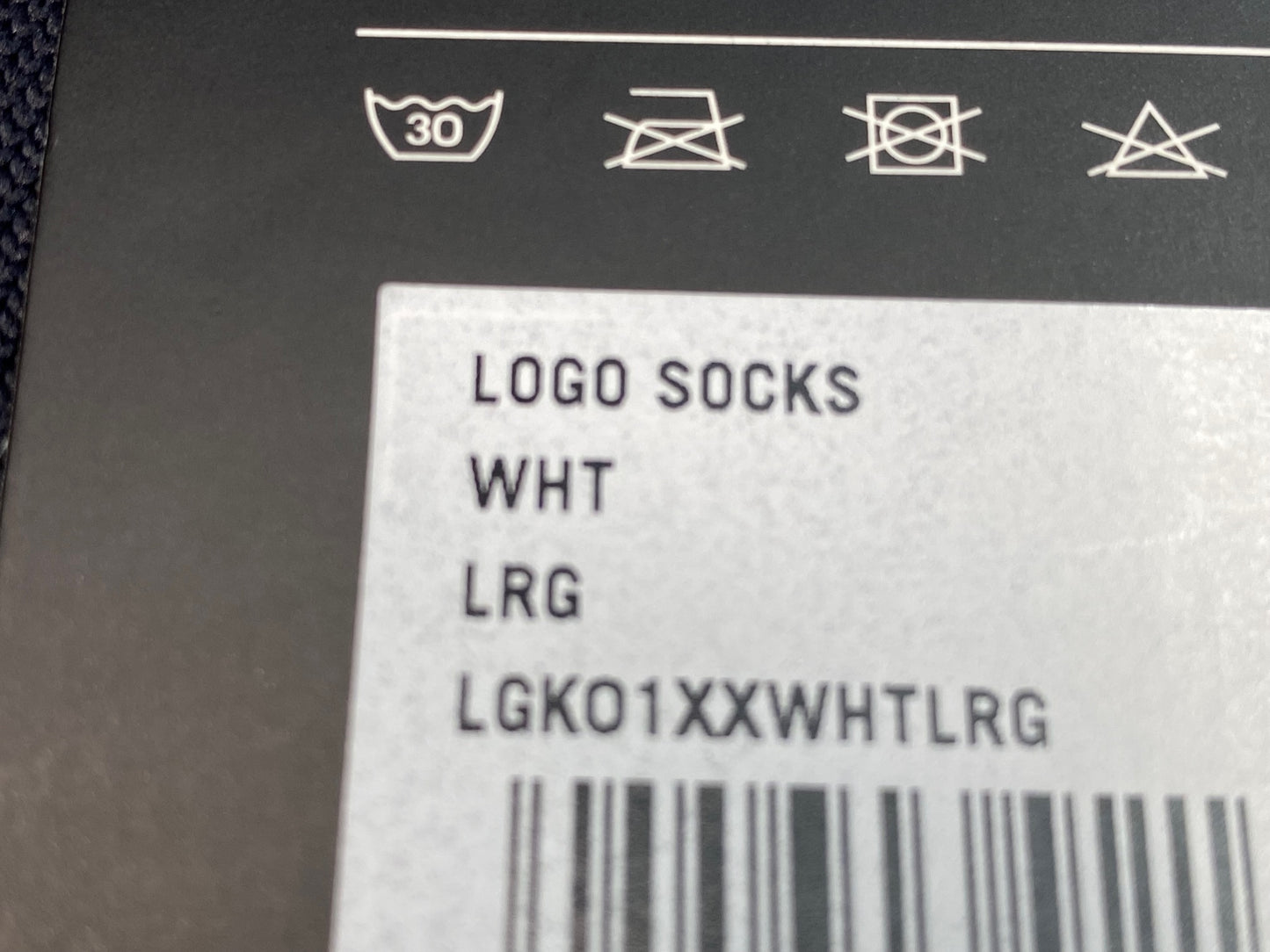 JB115 ラファ Rapha LOGO SOCKS サイクルソックス 白 L