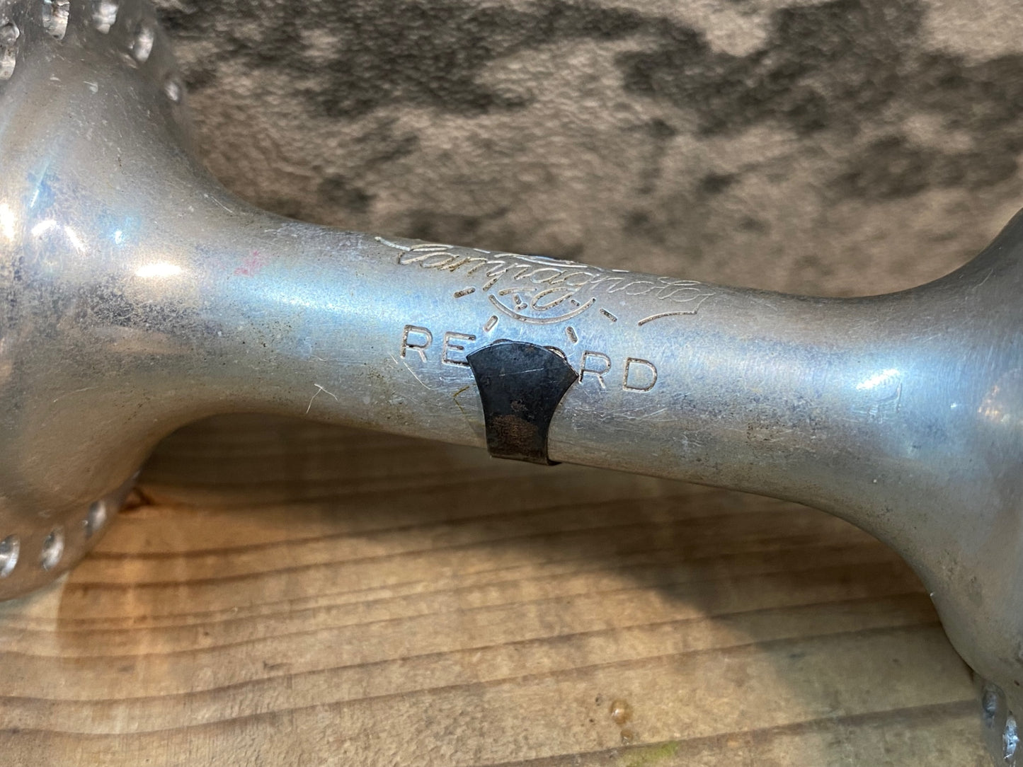 IX144 カンパニョーロ Campagnolo レコード RECORD ハブセット OLD100x126mm F36H/R32H BSAネジ