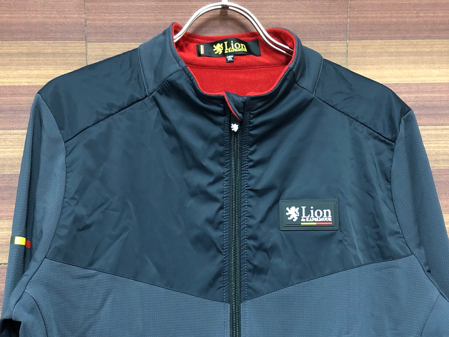 IP650 リオンドカペルミュール LION DE KAPELMUUR 長袖 サイクルジャージ 裏起毛 黒 WLサイズ