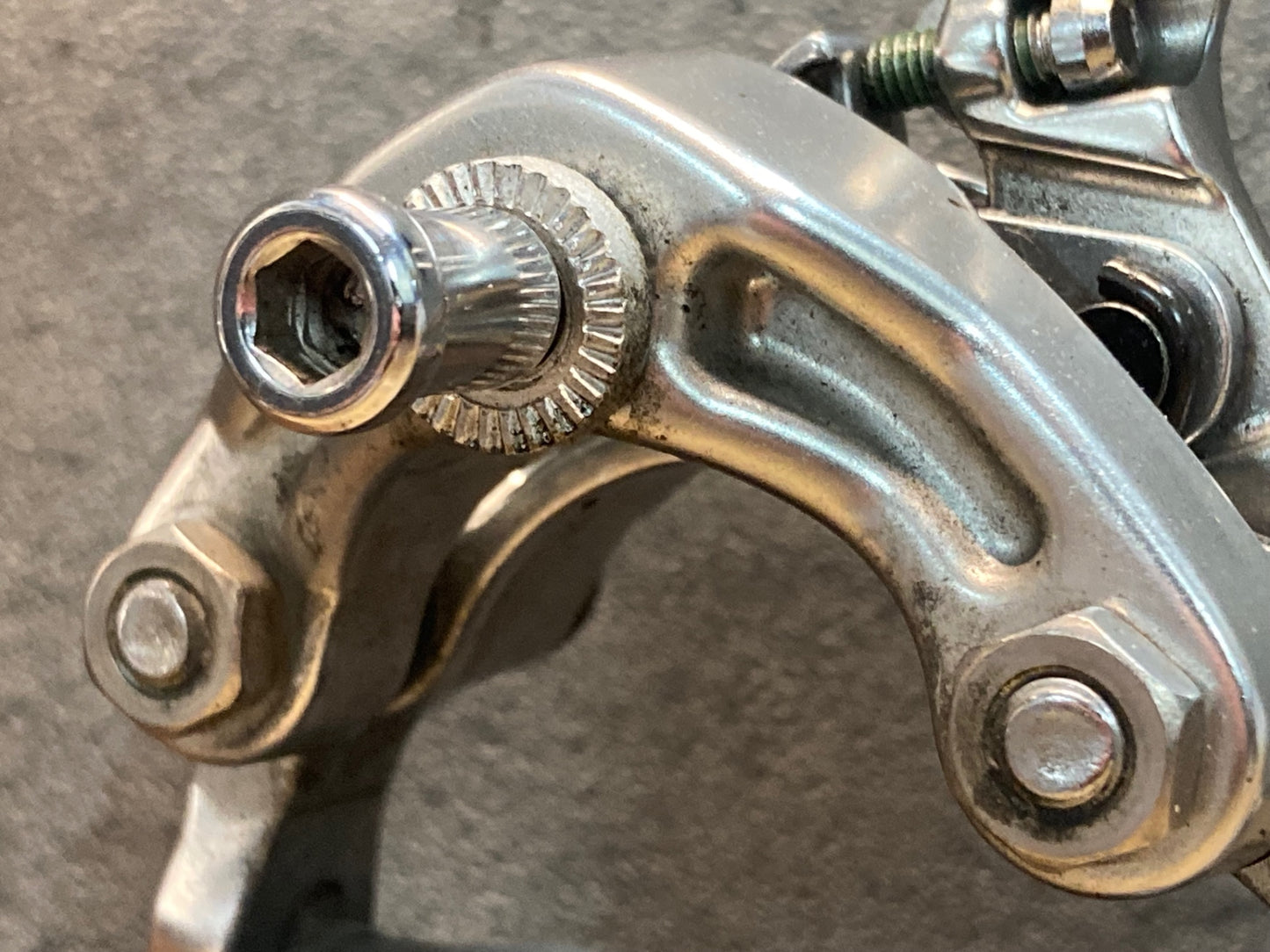 IO734 シマノ SHIMANO 105 BR-5800 キャリパーブレーキ 前後セット シルバー ※傷あり