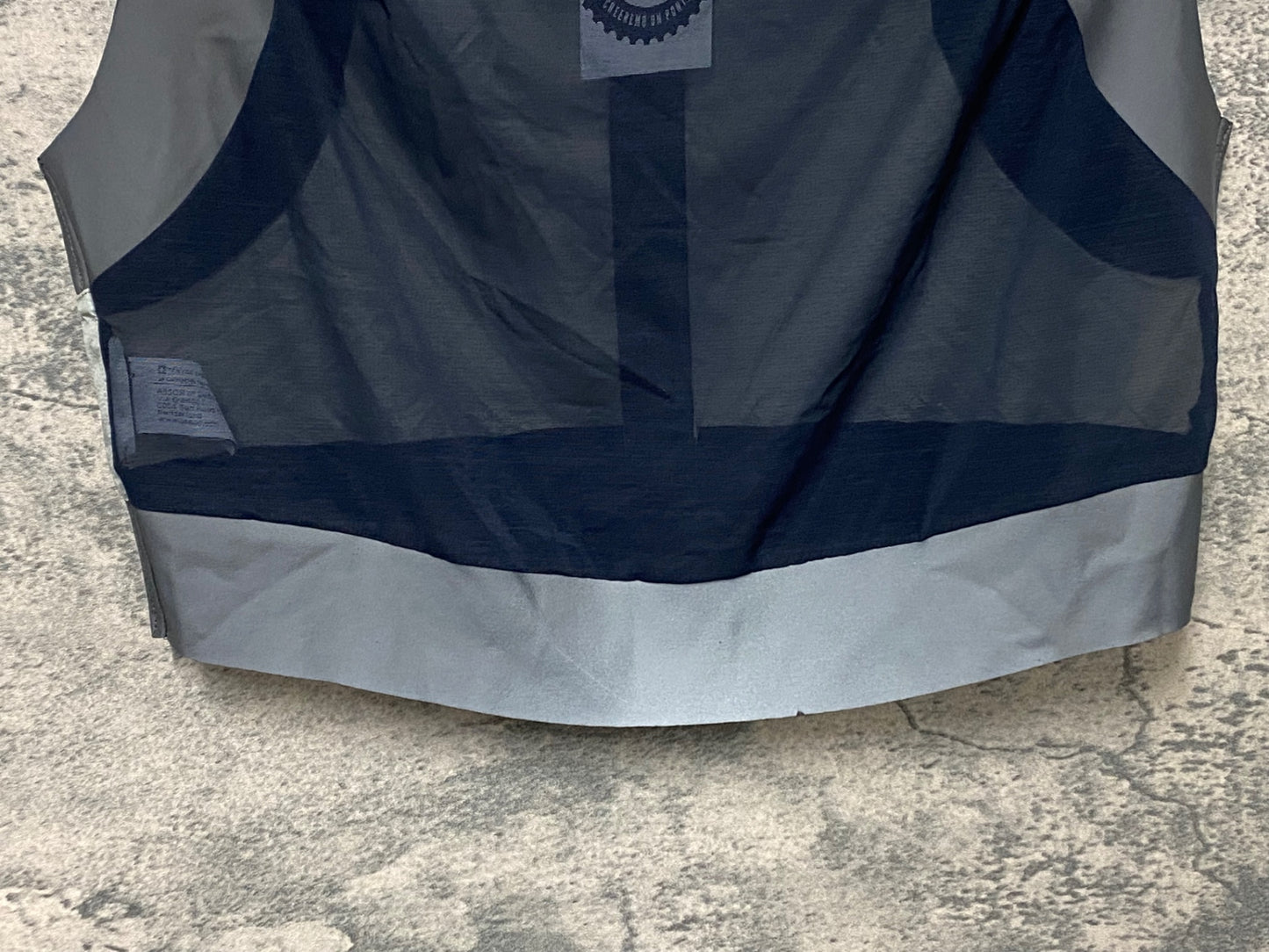 JB900 アソス ASSOS AMG FF1 EMEAGENCY WINDVEST EVO7 ジレ サイクルベスト シルバー リフレクト S ※スレ