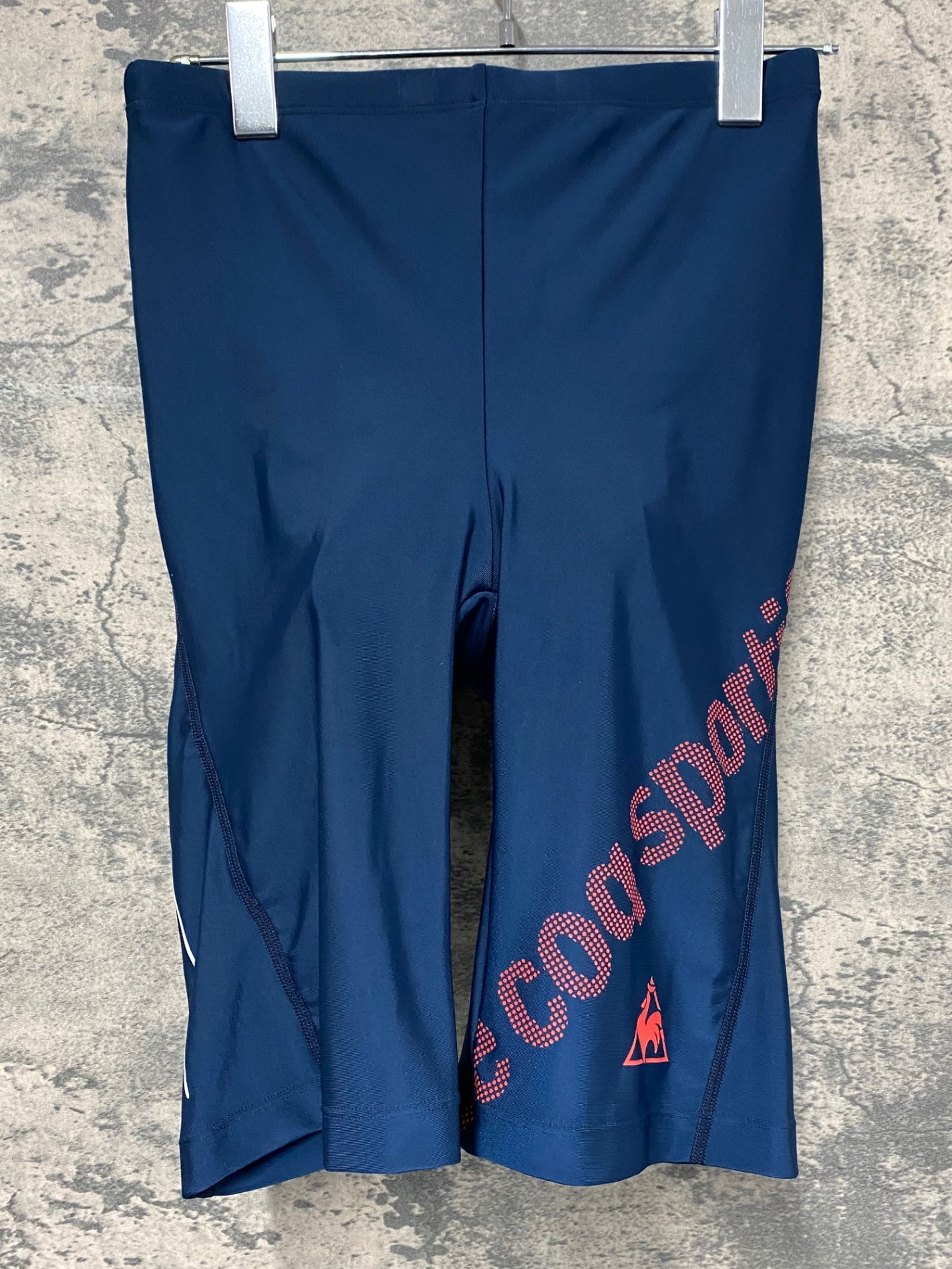 JB477 ルコックスポルティフ le coq sportif レーサーパンツ 紺 M