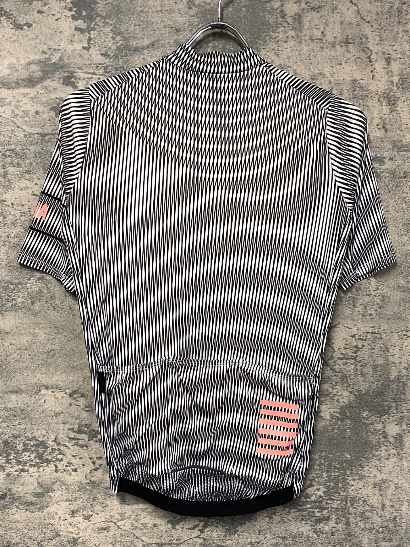 IZ163 ラファ Rapha PRO TEAM FLY WEIGHT JERSEY 半袖 サイクルジャージ 白 黒 S