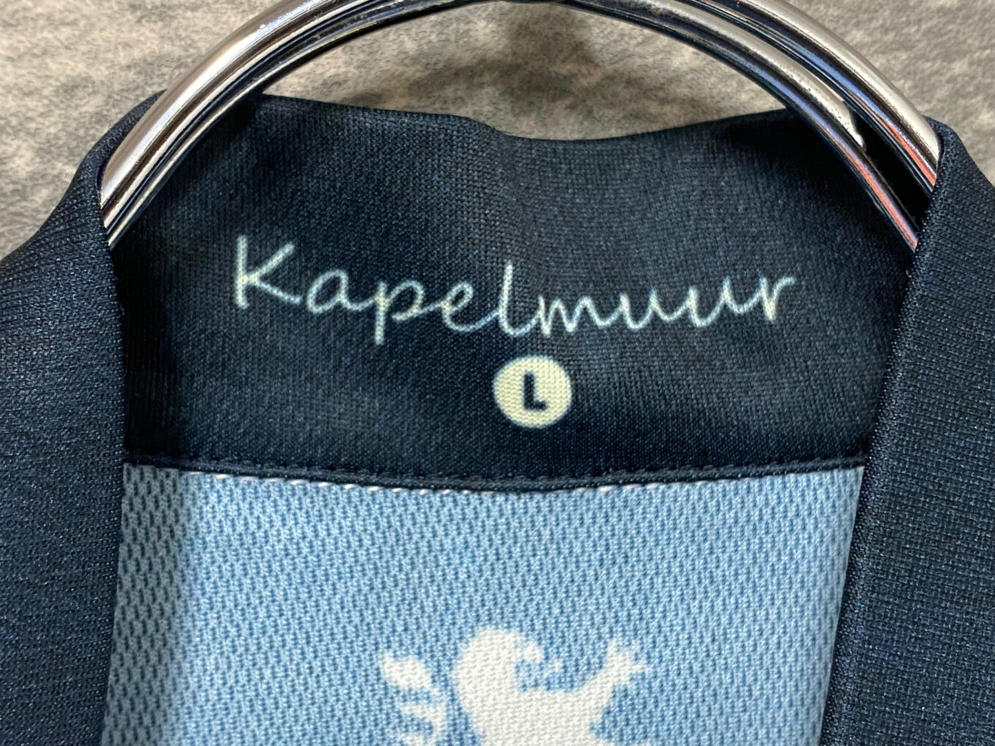 IS621 カペルミュール Kapelmuur 長袖 サイクルジャージ L ブルーブラック