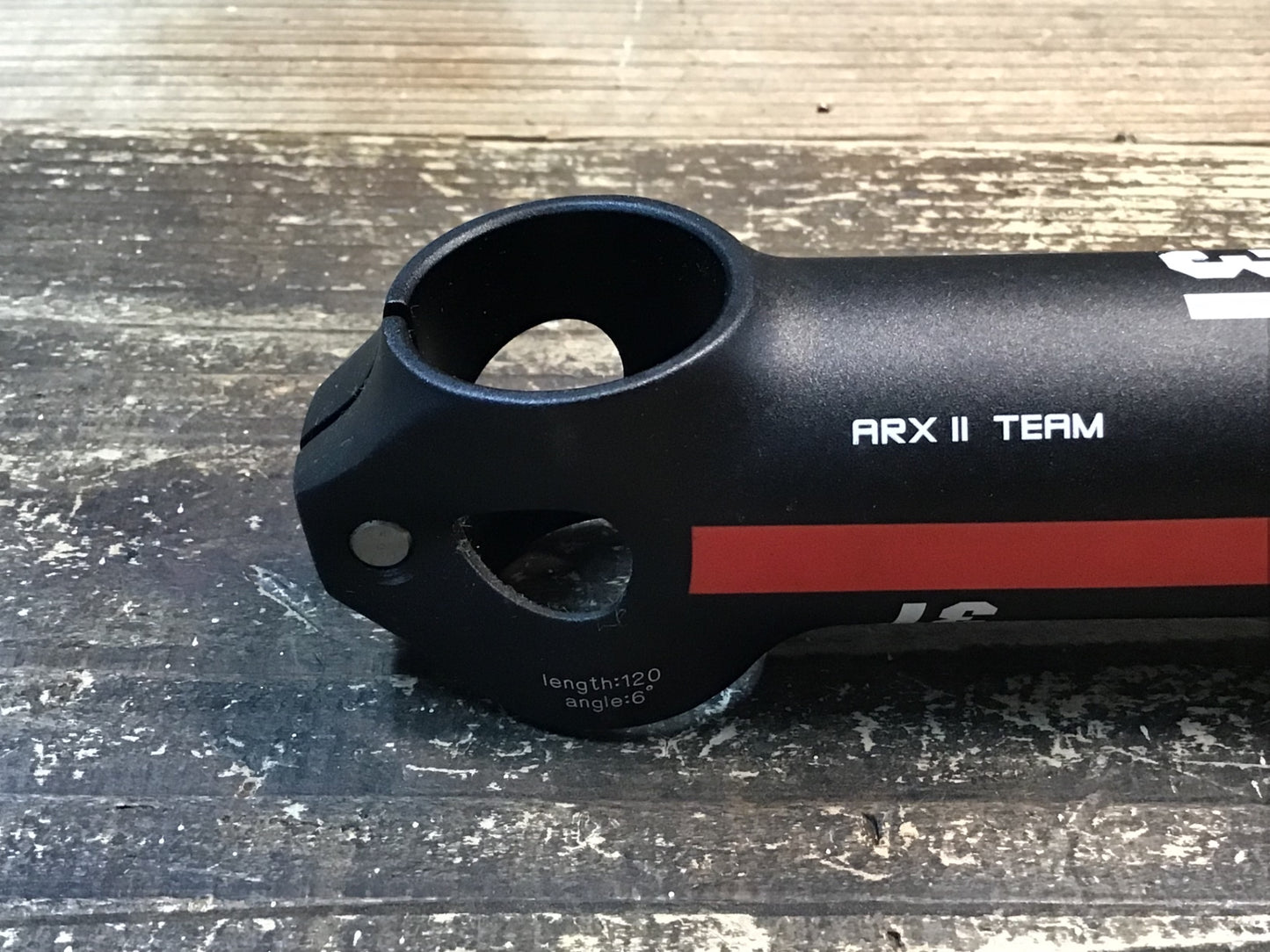 IW527 3T ARX2 TEAM アルミ ステム 黒 赤 120mm Φ31.8 OS 6°