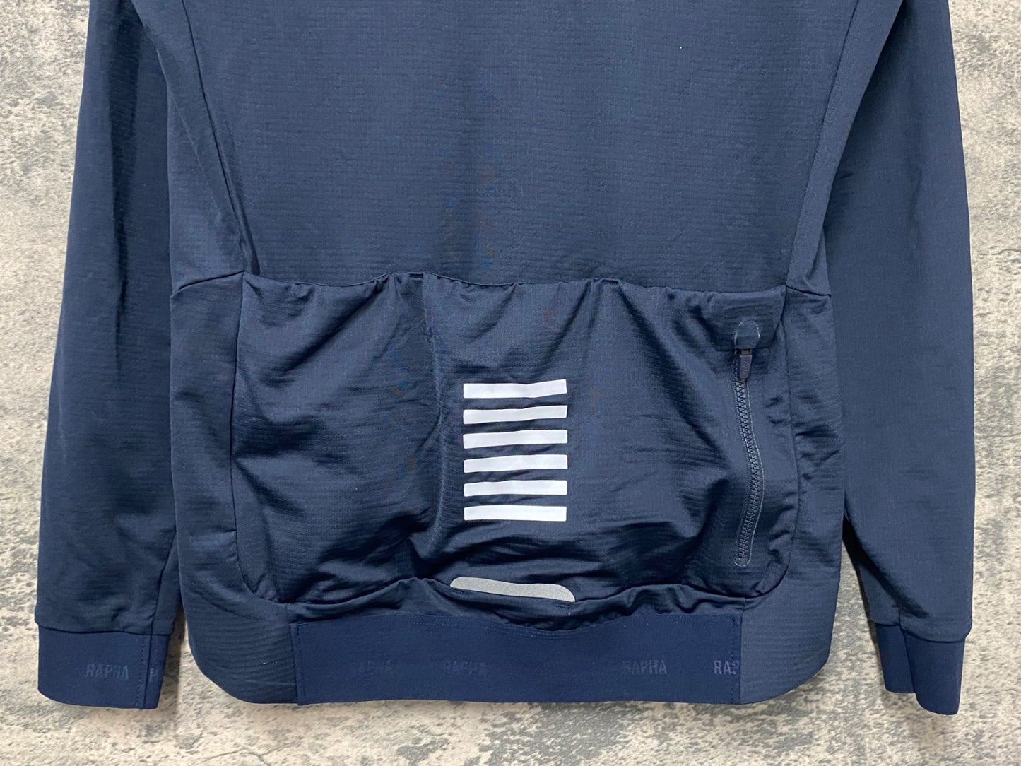 JA801 ラファ Rapha PRO TEAM LONG SLEEVE TRAINING JERSEY 長袖 サイクルジャージ 濃紺 S