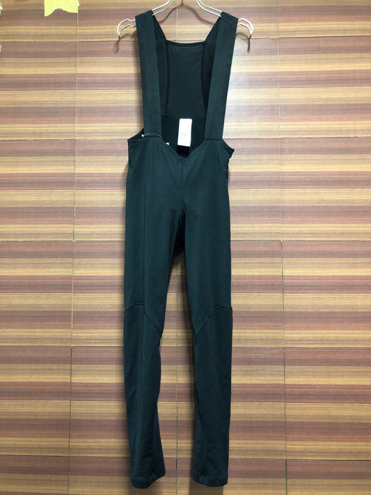 IO085 ルコックスポルティフ le coq sportif ビブタイツ 黒 L 裏起毛 ※動物の毛