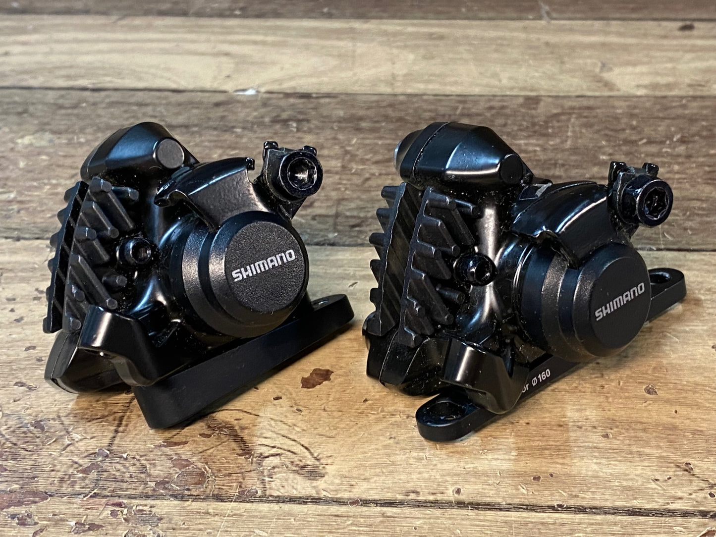 IE298 シマノ SHIMANO BR-RS305 メカニカル ディスクブレーキ キャリパー 機械式 前後セット ※ボルト純正外