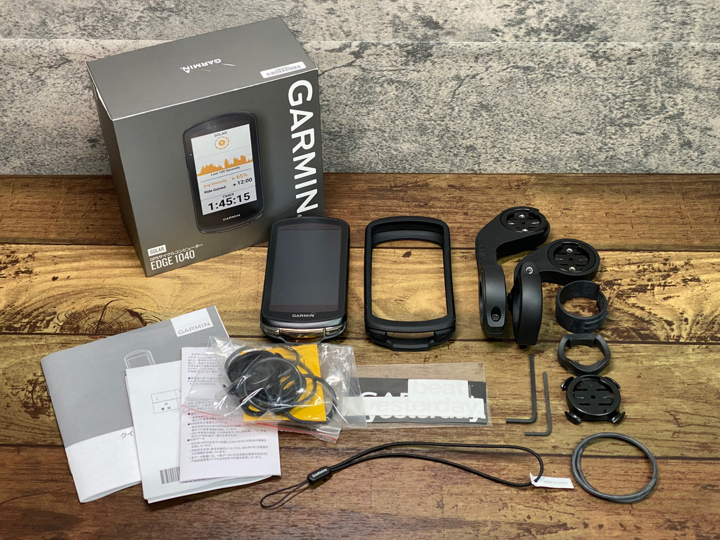 IS912 ガーミン GARMIN EDGE 1040 SOLAR サイクルコンピューター ※動作確認済み