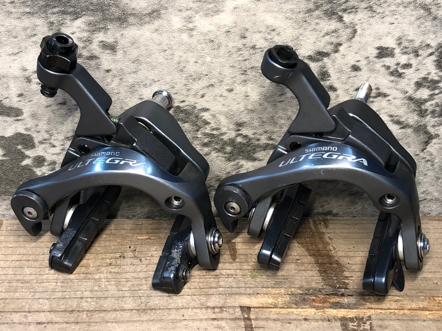 JA419 シマノ SHIMANO アルテグラ ULTEGRA BR-6800 キャリパーブレーキ 前後セット ※アジャスタ、固定ナット欠品