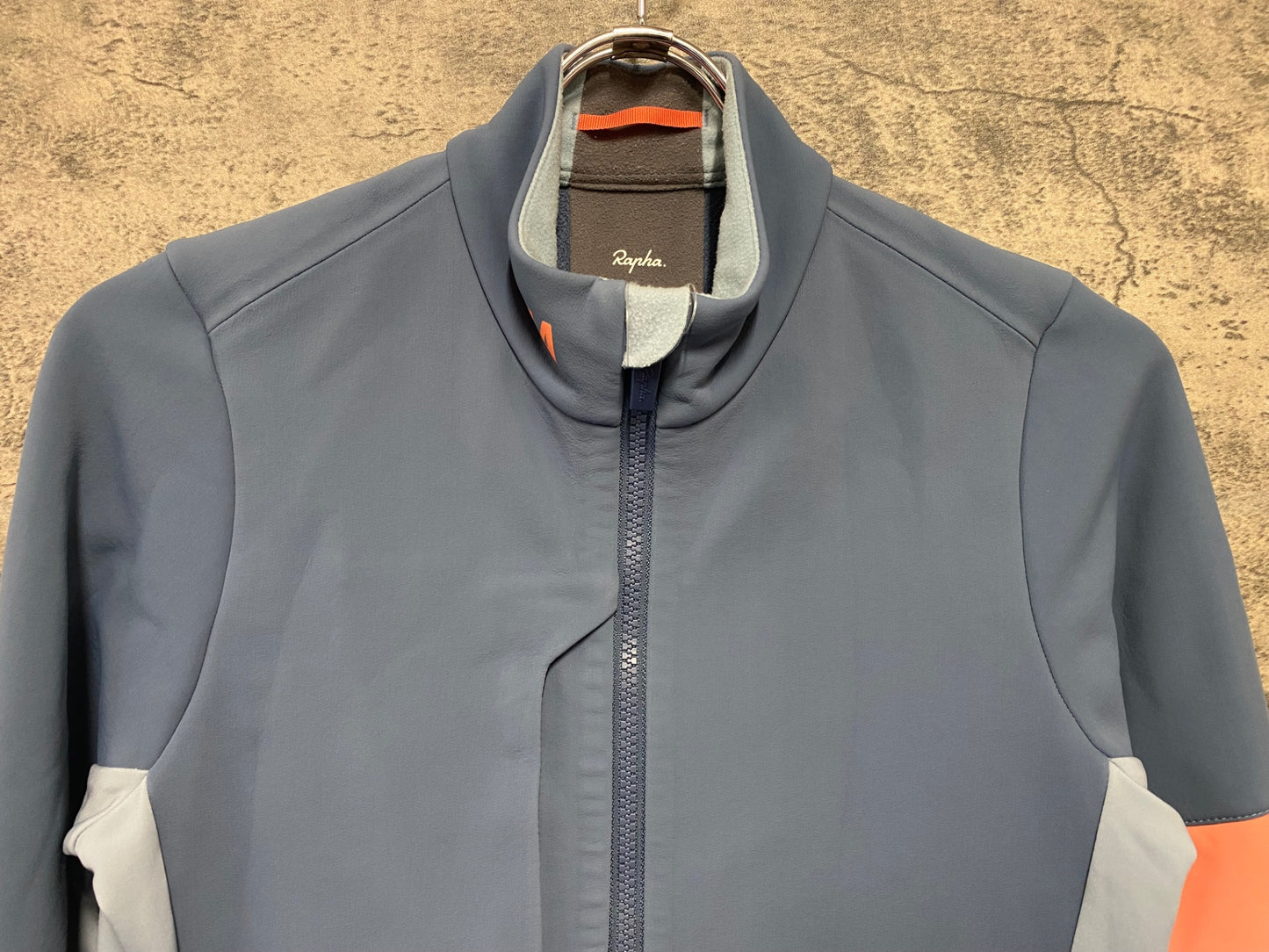 IZ051 ラファ Rapha PRO TEAM WINTER JACKET 長袖 サイクルジャケット ライトブルー S 裏起毛