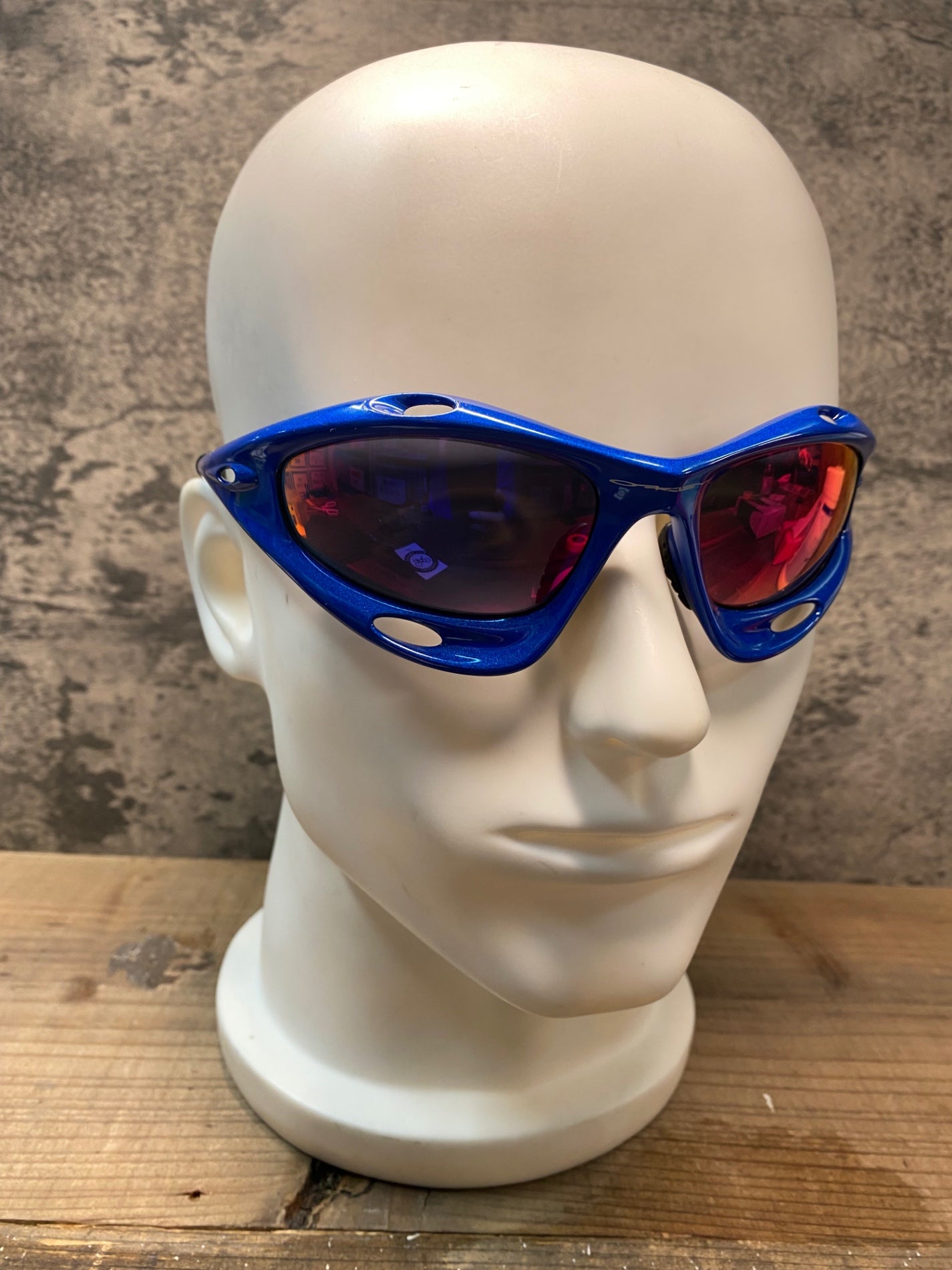 IN459 オークリー OAKELY RACING JACKET サングラス アイウェア 青