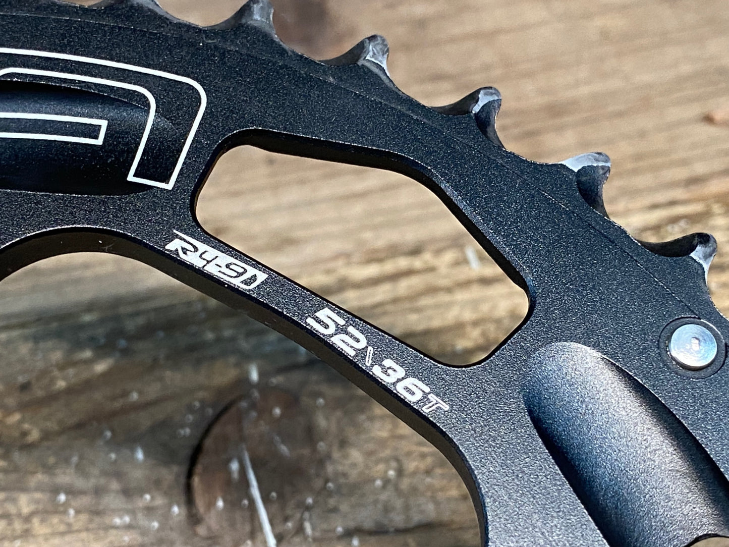 IS509 リデア RIDEA 楕円チェーンリング 50/34t PCD110 4アーム 2枚セット