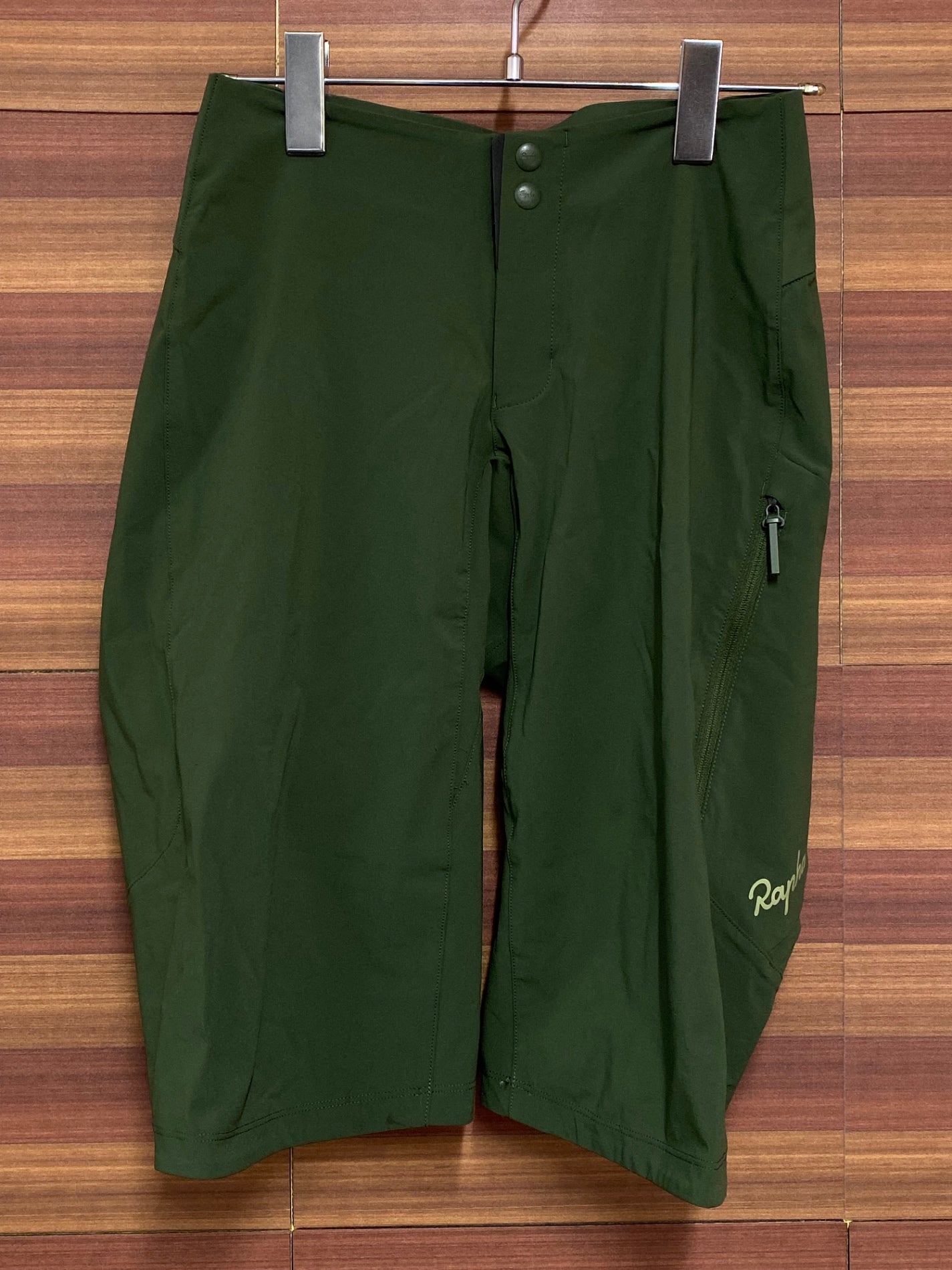 IU006 ラファ Rapha WOMEN'S TRAIL FAST & LIGHT SHORTS ハーフパンツ 緑 XXS