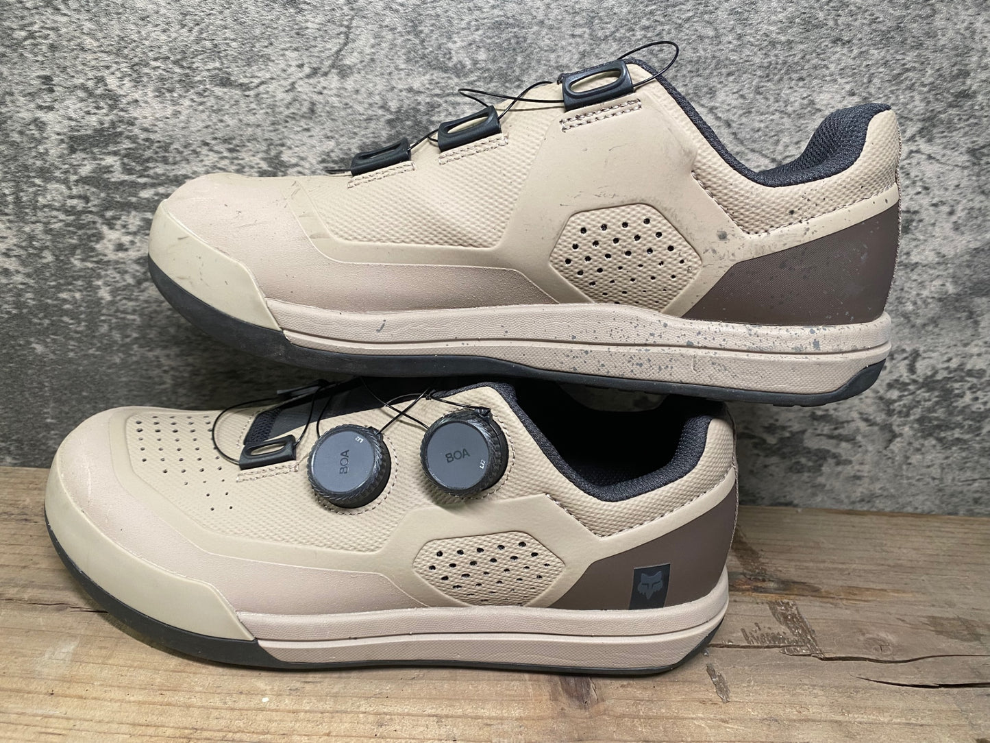 IO307 フォックス FOX UNION BOA MTB ビンディングシューズ 茶 EU40 SPD