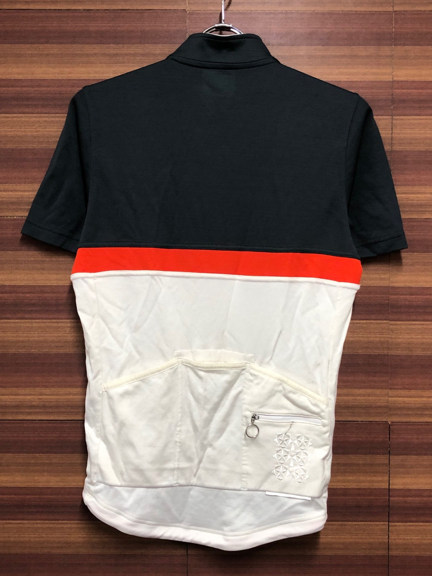 IB228 ラファ RAPHA CLUB JERSEY 半袖サイクルジャージ グレー 白 M