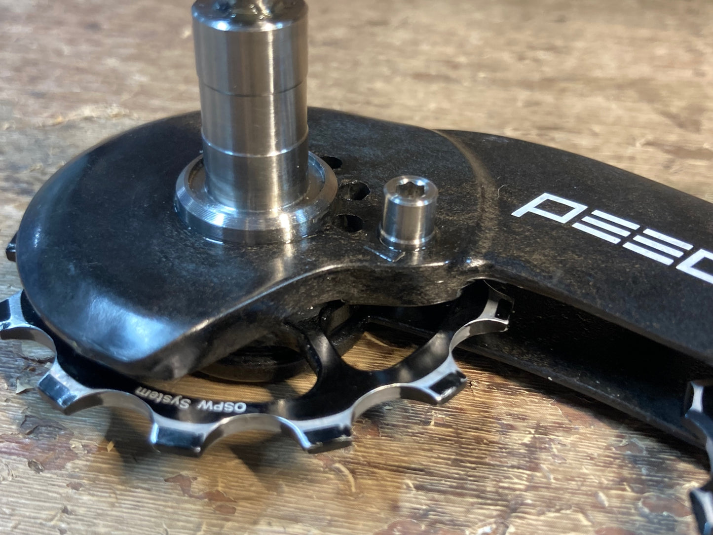 IC797 セラミックスピード CERAMICSPEED OSPW alloy ビッグプーリー 黒 シマノ RD-R9100 /R8000専用品