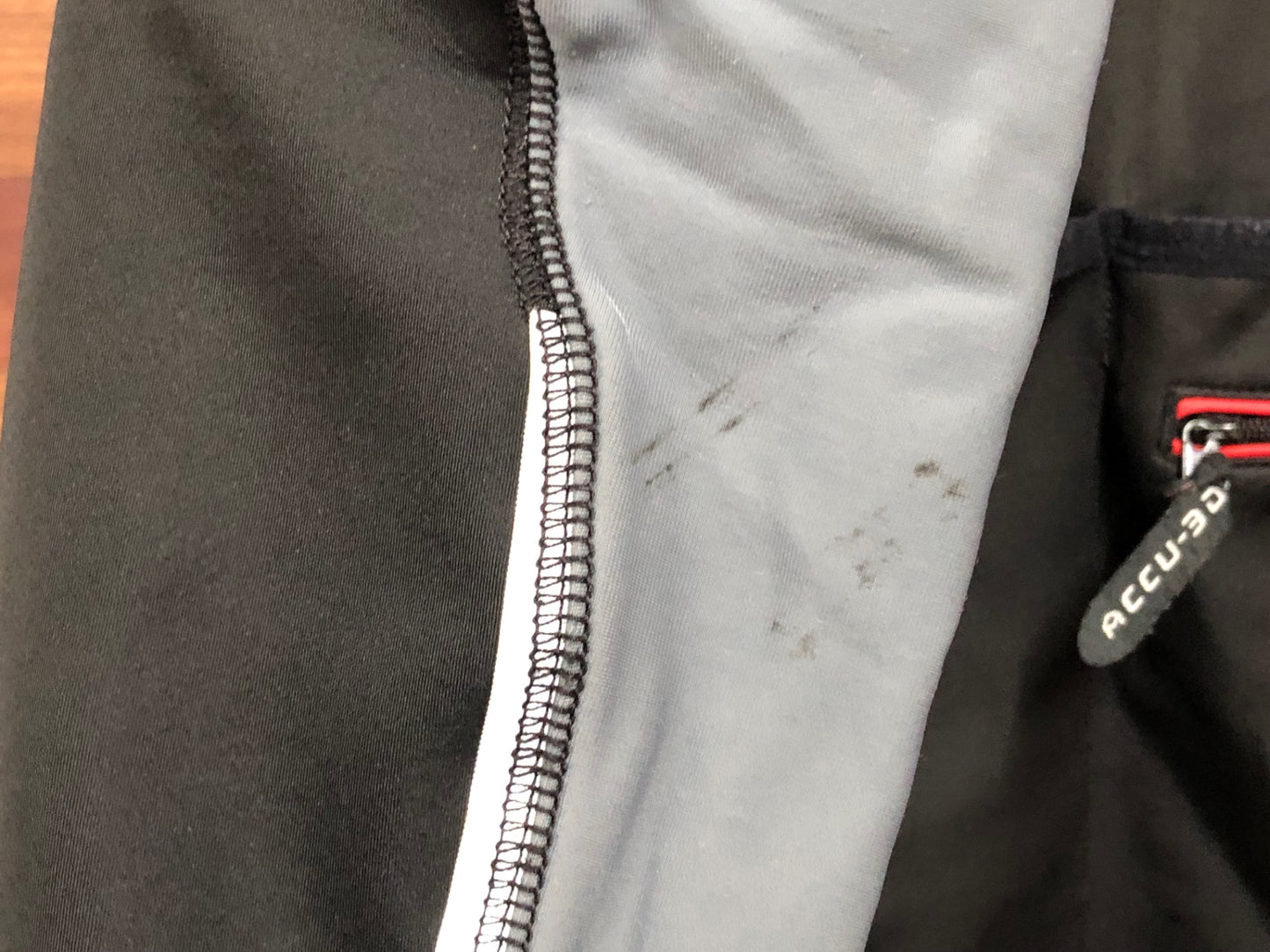 IQ450 シマノ SHIMANO ACCU-3D サイクルジャケット 裏起毛 Mサイズ 黒 ※汚れ