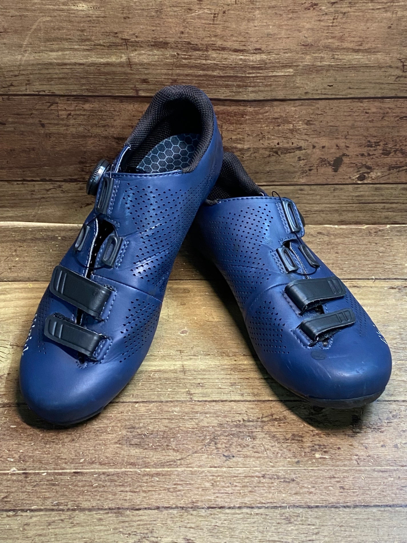 IH984 フィジーク fizik R4 Road shoes ビンディングシューズ SPD-SL 紺 EU40.5サイズ