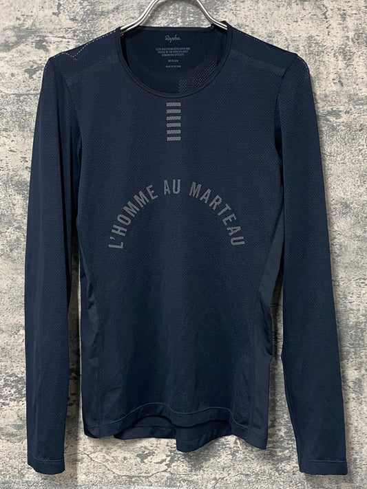 JC617 ラファ Rapha PRO TEAM BASE LAYER LONG SLEEVE 長袖 ベースレイヤー 黒 M