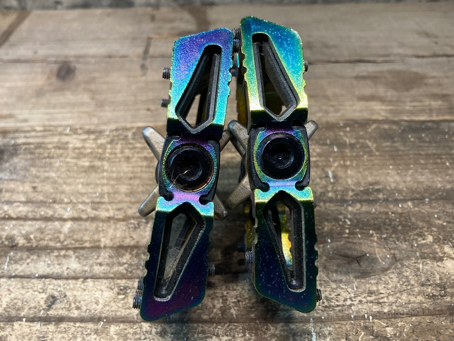 IW641 クランクブラザーズ CRANK BROTHERS MALLET E LS ビンディングペダル オイルスリック