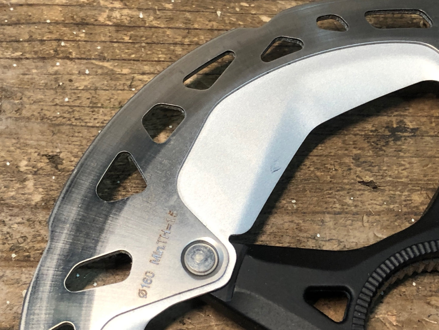 IQ968 シマノ SHIMANO RT-MT800 ディスクブレーキ ローター Φ160 残厚1.8mm