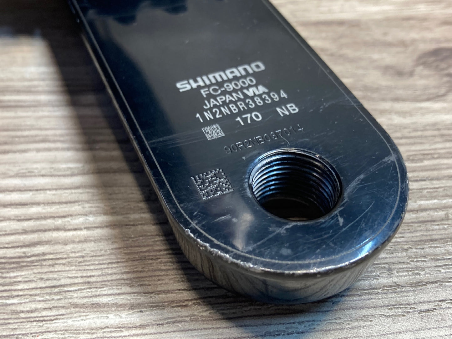 IX708 シマノ SHIMANO デュラエース DURA-ACE FC-9000 クランクセット 170mm 52/38T リコール点検済み