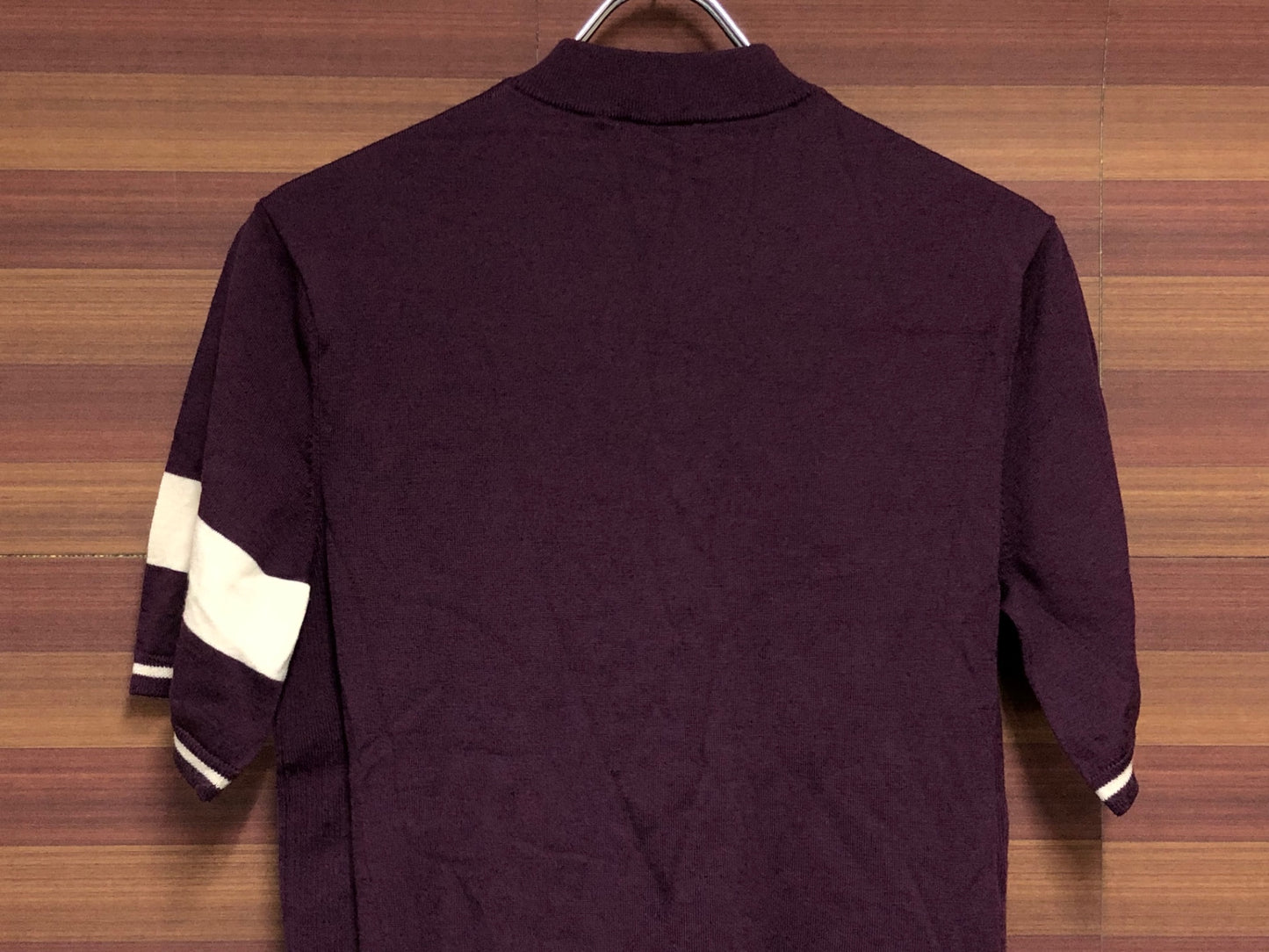 IO143 ラファ Rapha SHORT SLEEVE MERINO JERSEY 半袖サイクルジャージ M バーガンディー