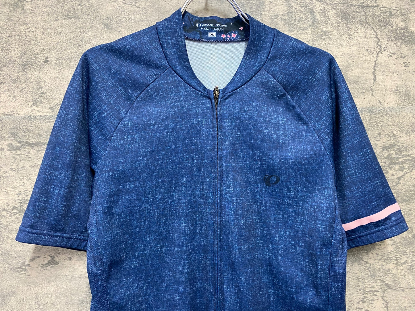 JB661 パールイズミ PEARL iZUMi 半袖 サイクルジャージ 紺 桜 XL