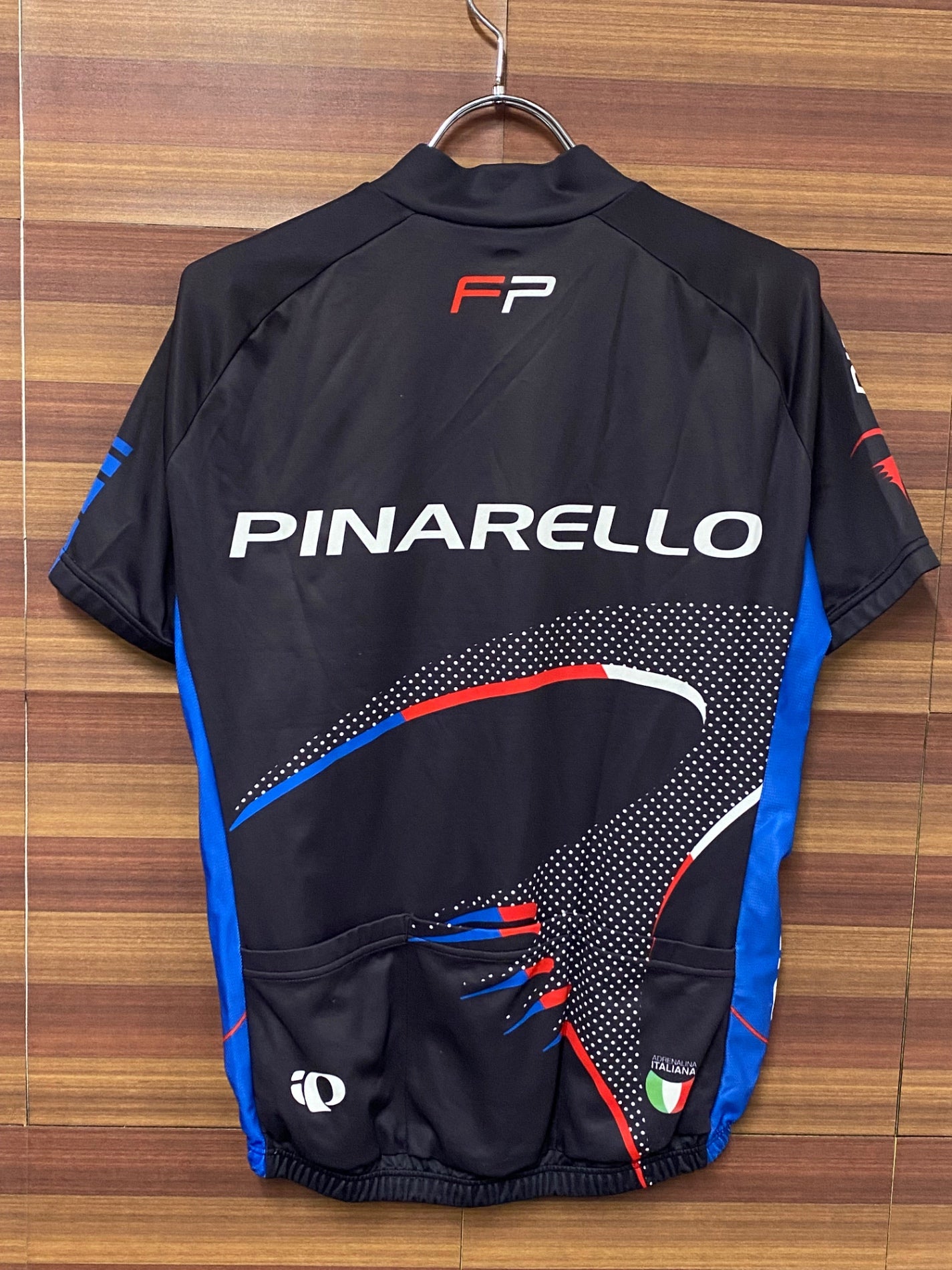 IQ945 パールイズミ PEARL iZUMi 半袖サイクルジャージ 黒 M PINARELLO