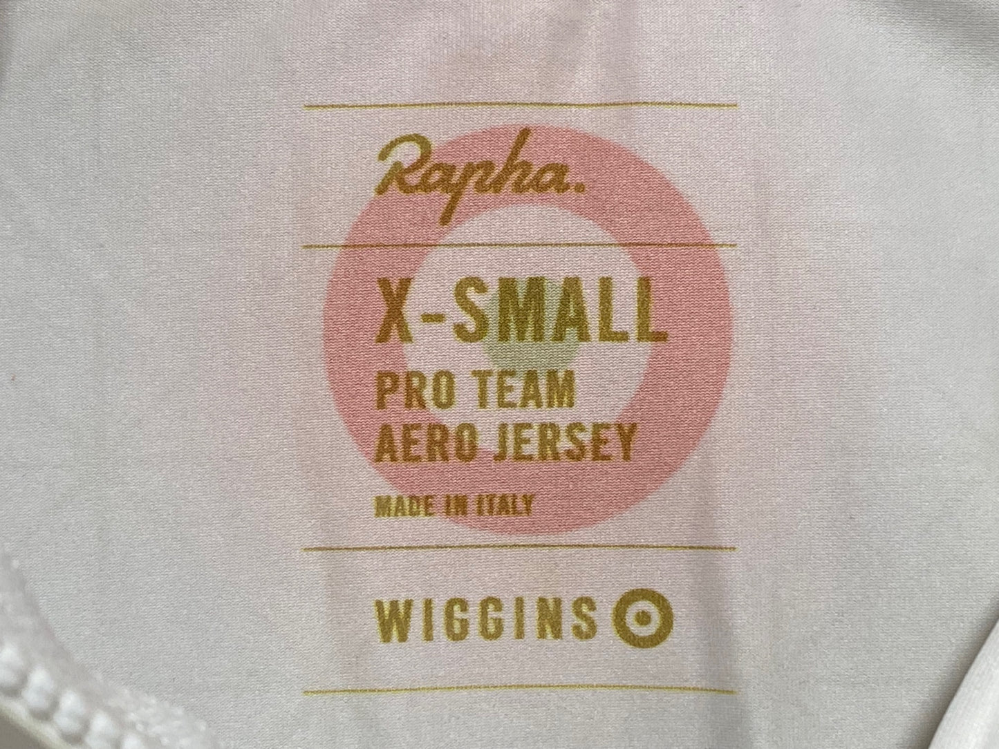 IY118 ラファ Rapha PRO TEAM AERO 半袖 サイクルジャージ XS Team Wiggins ホワイト