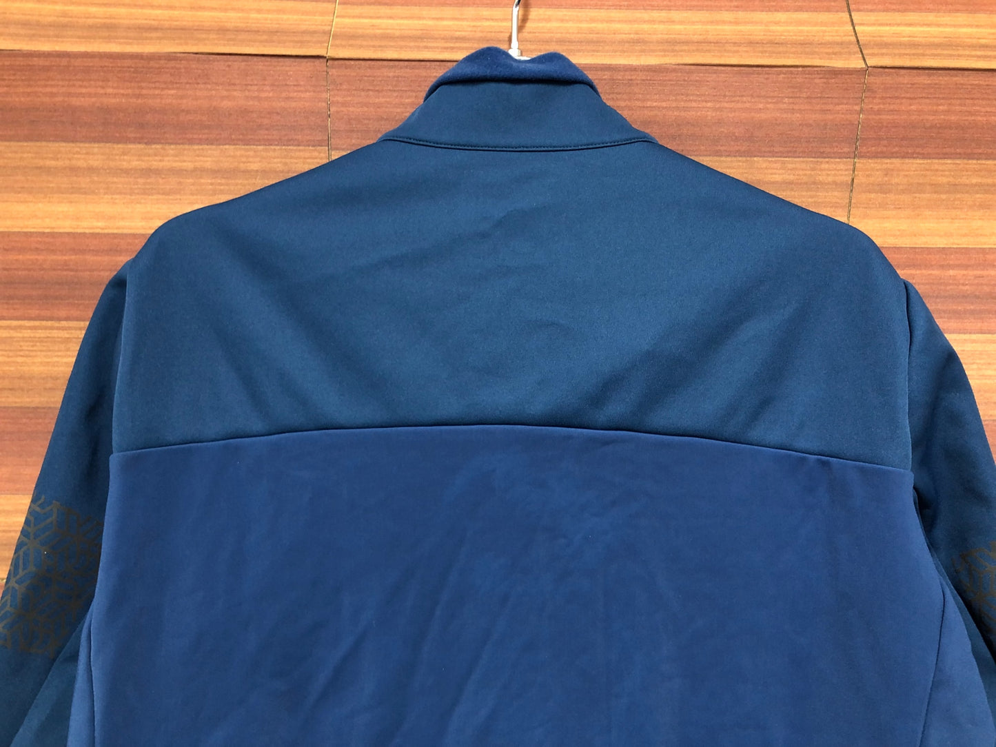 IP114 シマノ SHIMANO 長袖 サイクルジャージ 紺 L 裏起毛