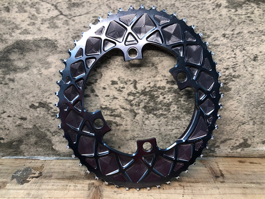 IQ465 アブソリュートブラック ABSOLUTE BLACK OVAL アウターチェーンリング 50T