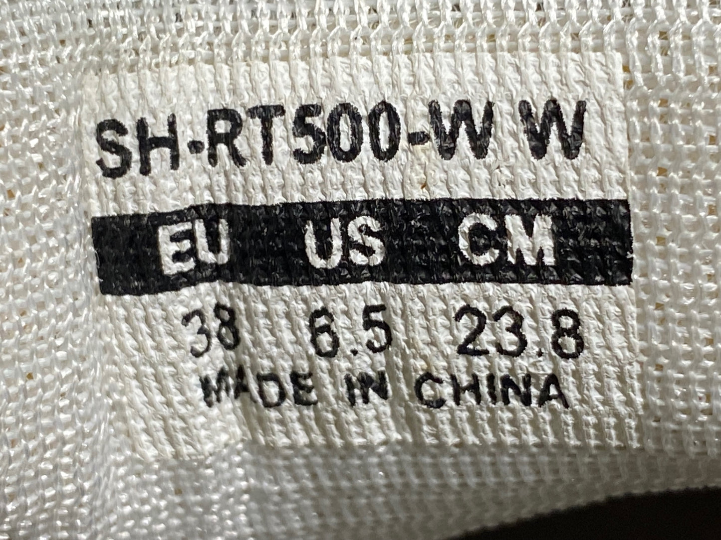 JB152 シマノ SHIMANO RT5 SH-RT500-W ビンディングシューズ 白 EU38 2穴