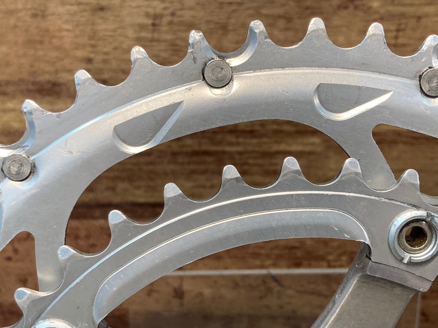 IJ694 カンパニョーロ CAMPAGNOLO ヴェローチェ VELOCE クランクセット シルバー 53/39T 170mm ウルトラトルク