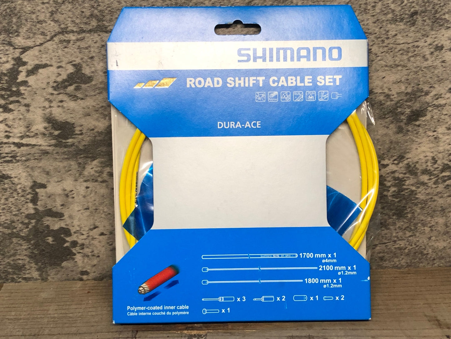 IP397 シマノ SHIMANO デュラエース DURA-ACE ロードシフトケーブルセット ROAD SHIFT CABLE SET 黄