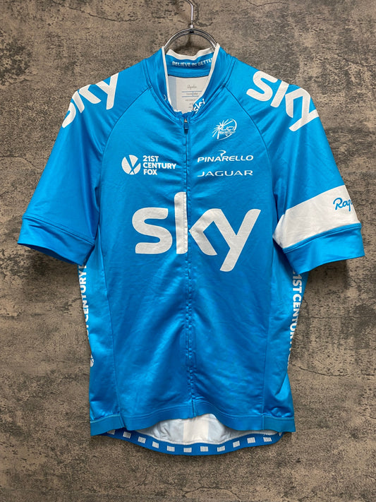 JC818 ラファ Rapha PRO TEAM JERSEY 半袖 サイクルジャージ 水色 M TEAM sky