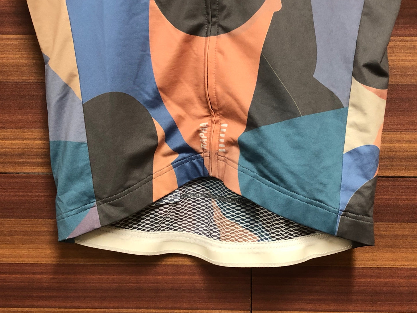 IJ596 ラファ Rapha MIDWEIGHT RACE JERSEY 半袖 サイクルジャージ 総柄 M