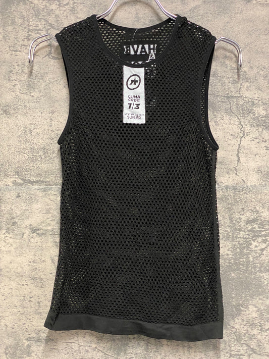 JB286 アソス assos ノースリーブ ベースレイヤー 黒 SIZE1 CLIMA CODE 1/3