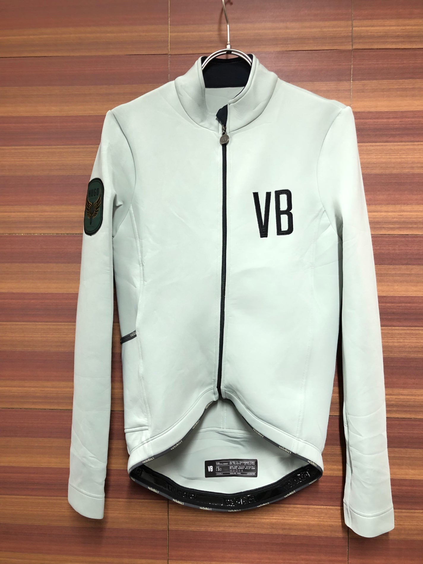 IO513 ヴェロビチ velobici HUGO THERMAL JERSEY 長袖 サイクルジャージ オリーブ 3