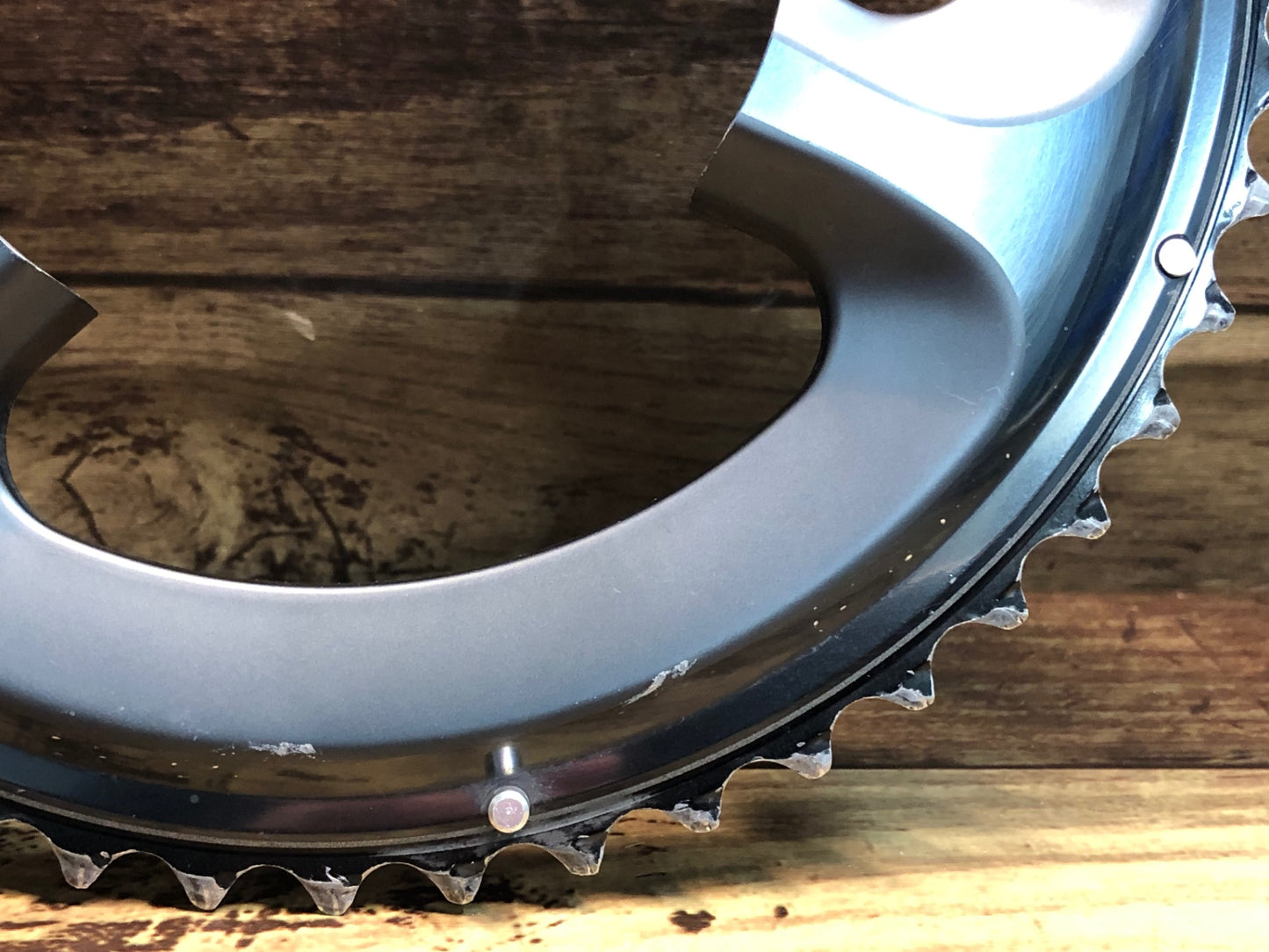 IM584 シマノ SHIMANO アルテグラ ULTEGRA FC-R8000 チェーンリング 50/34T セット 摩耗大 ジャンク