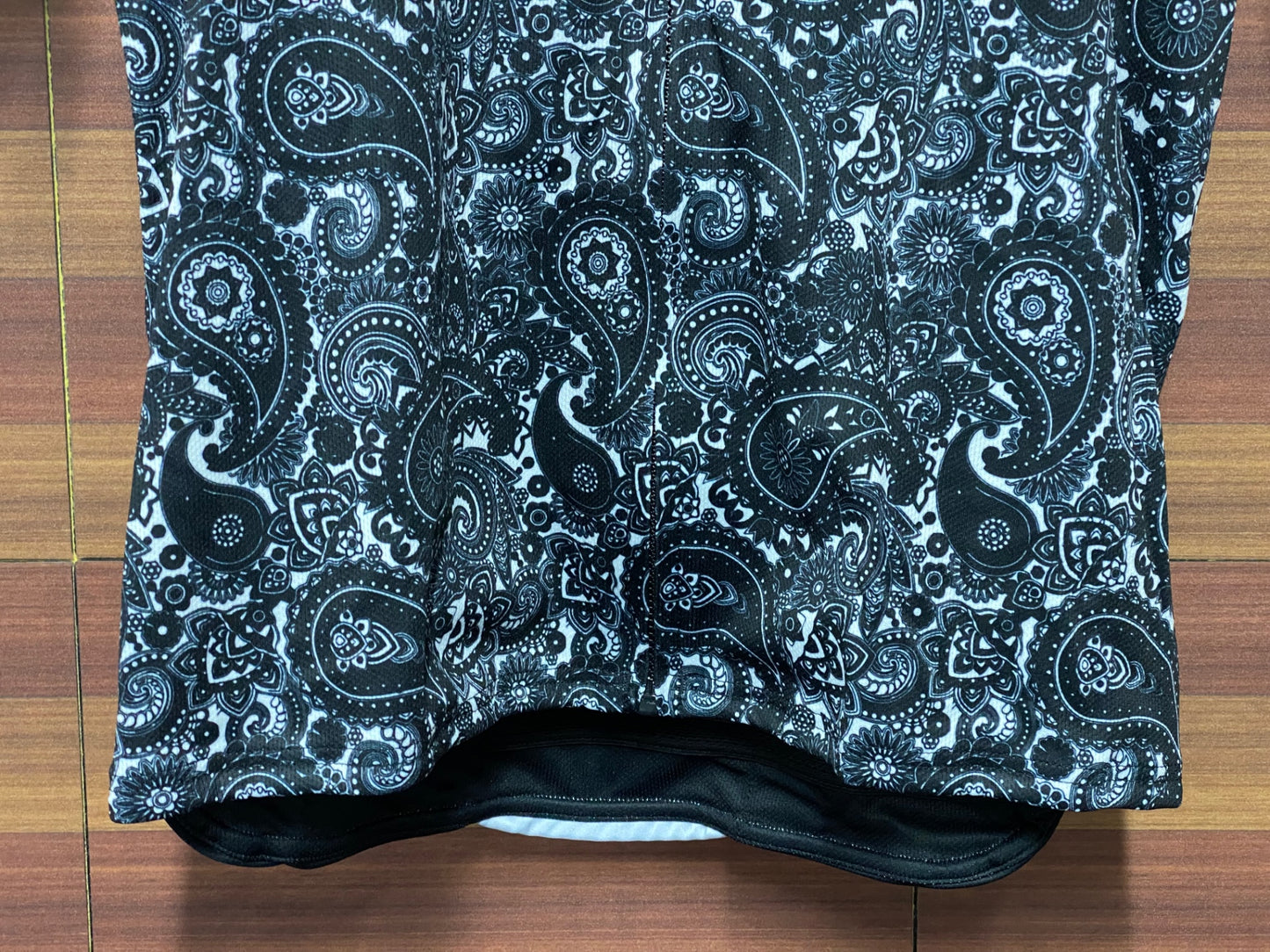 IT367 カステリ CASTELLI 半袖 サイクルジャージ 白黒 M