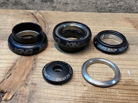 IL537 クリスキング CHRIS KING NoThreadSet ヘッドセット 1-1/8 EC34 マットジェット