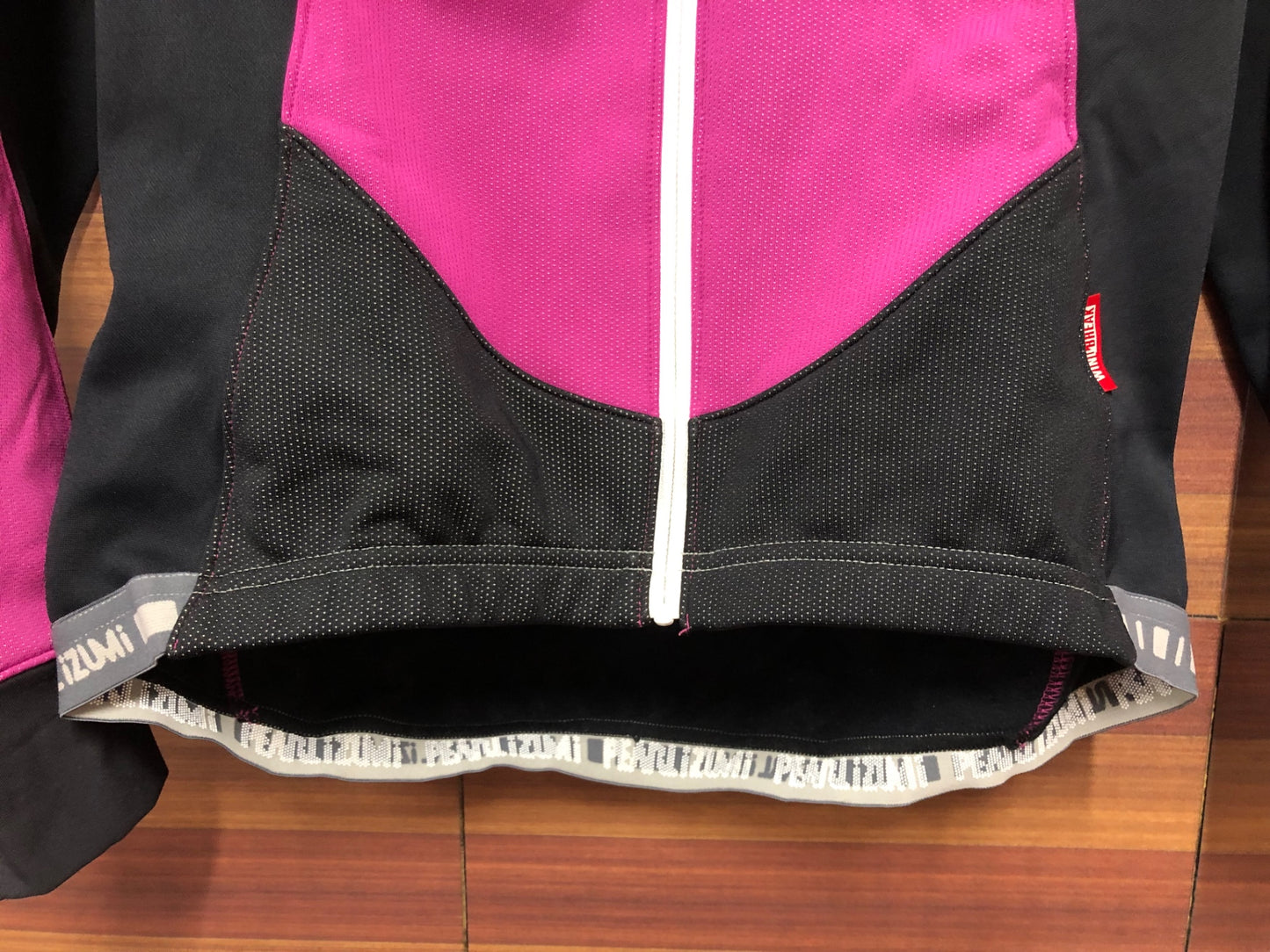 IL905 パールイズミ PEARL iZUMi 長袖 サイクルジャケット 黒 ピンク レディース S 裏起毛